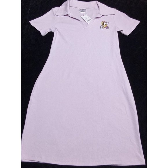 Looney Tunes Womens' Characters Miss Bugs Bunny Violet Dress Size S short sleeve - Picture 5 of 11